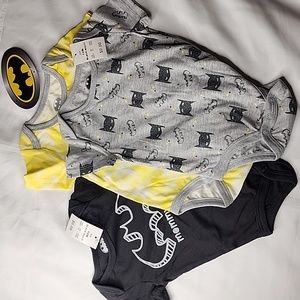 Batman Onsies- Set of 3
